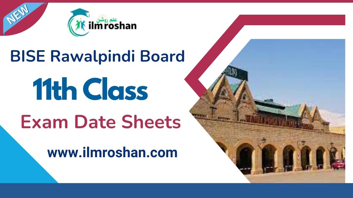 11th Class Date sheet 2024 Rawalpindi Board