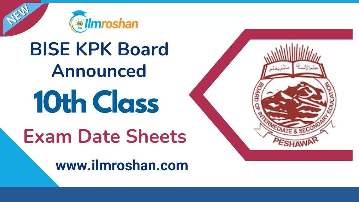 10th class Date Sheet all KPK Boards