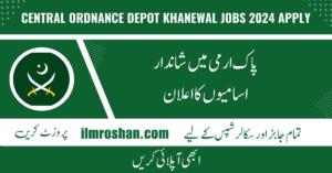 Central Ordnance Depot Khanewal Jobs