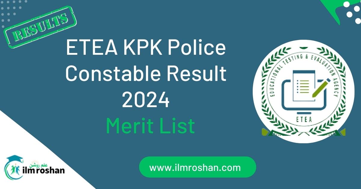 ETEA KPK Police Constable Result 2024