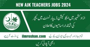 Elementary and Secondary Education Department AJK Jobs 2024 nts.org.pk