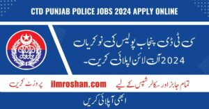 CTD Punjab Police Jobs 2024 Apply Online